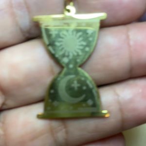 Compass necklace stainless steel